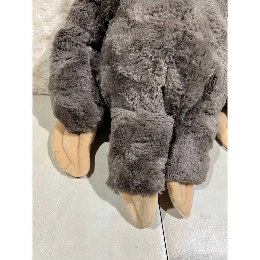 GiggleScape Sloth Plush Stuffed Animal Gray Soft Cuddly Toy NWOT
